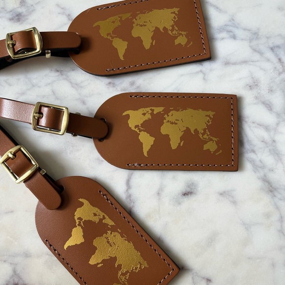 World 🌎 Map luggage tags - Picture 3 of 5